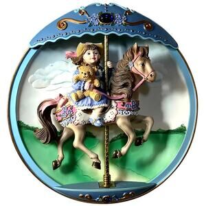 Carousel Daydreams "When I Grow Up"  8" Plate, Bradford Exchange No.84-810-176.2